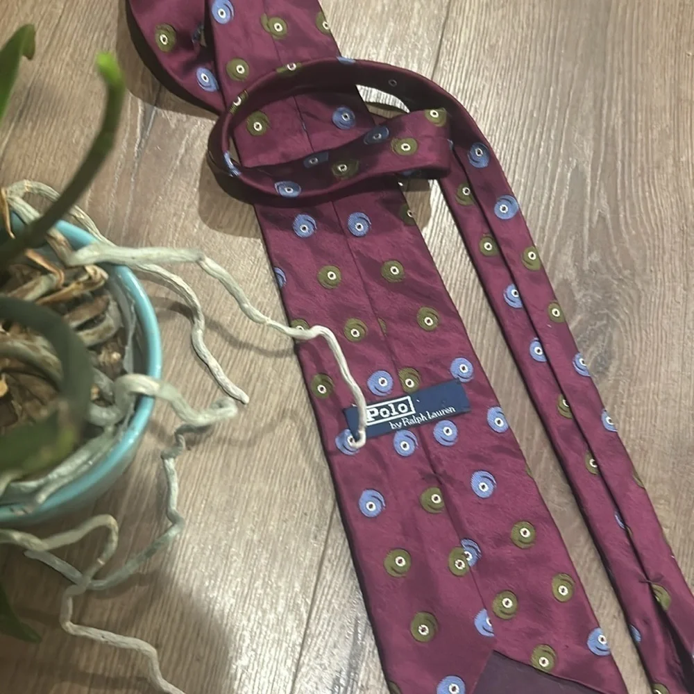 Polo Ralph Lauren Silk Tie !! Vintage !! Men’s !